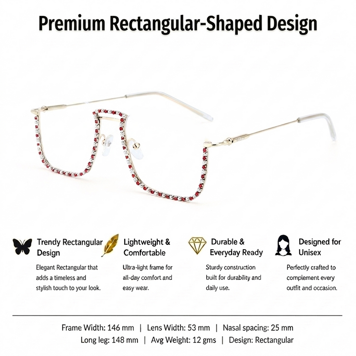 Ruby Drape Chain Shades