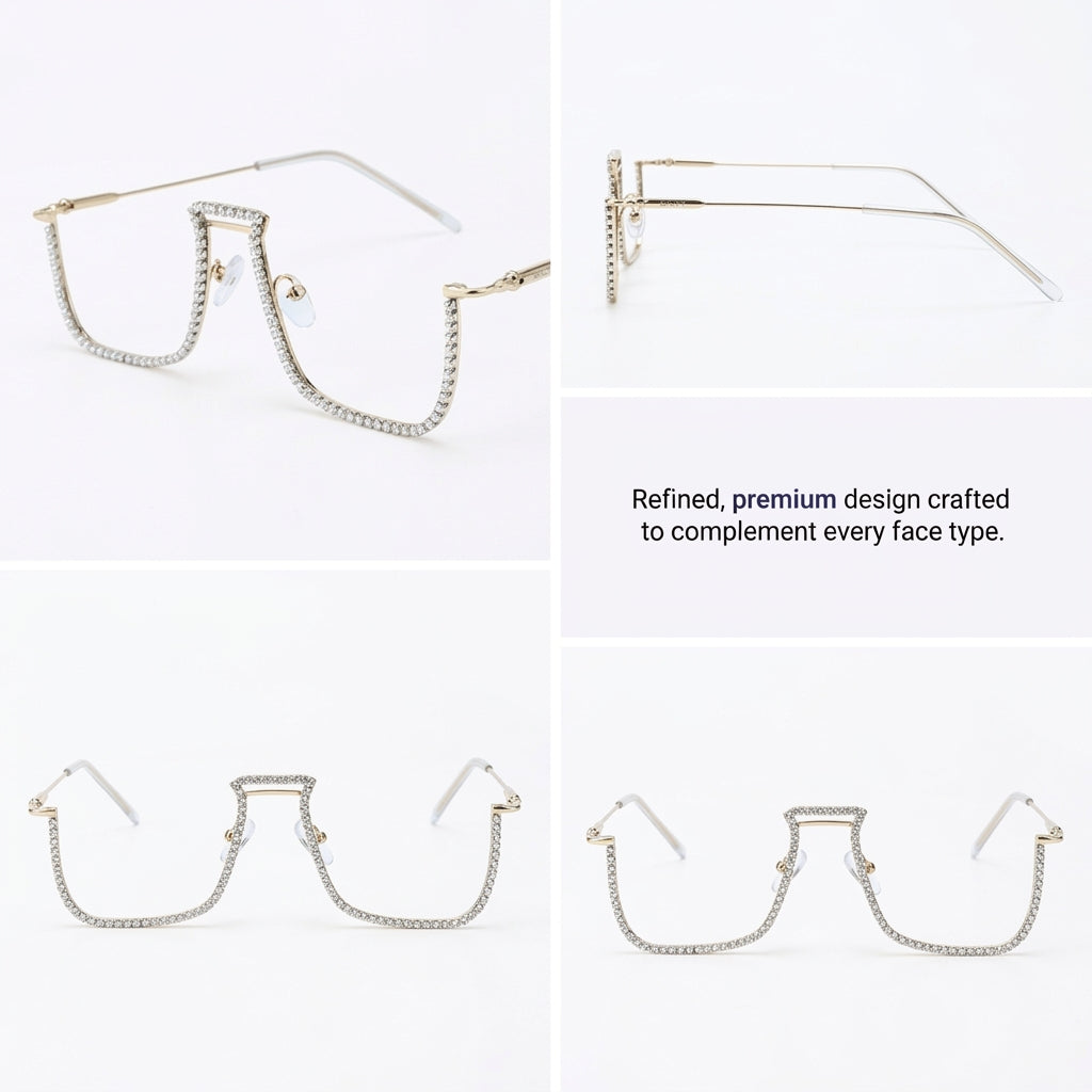 Crystal Drape Chain Shades