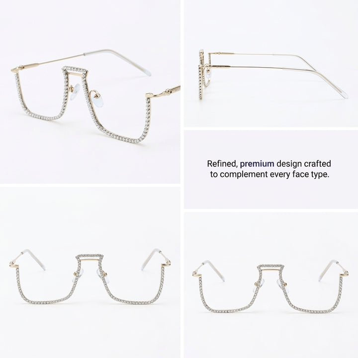 Crystal Drape Chain Shades