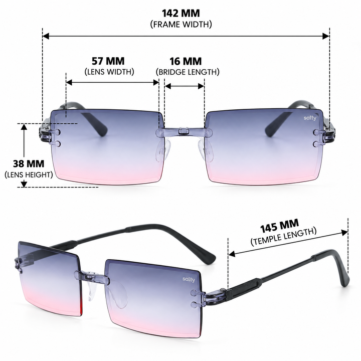 AeroBlock Square Shades - Purple