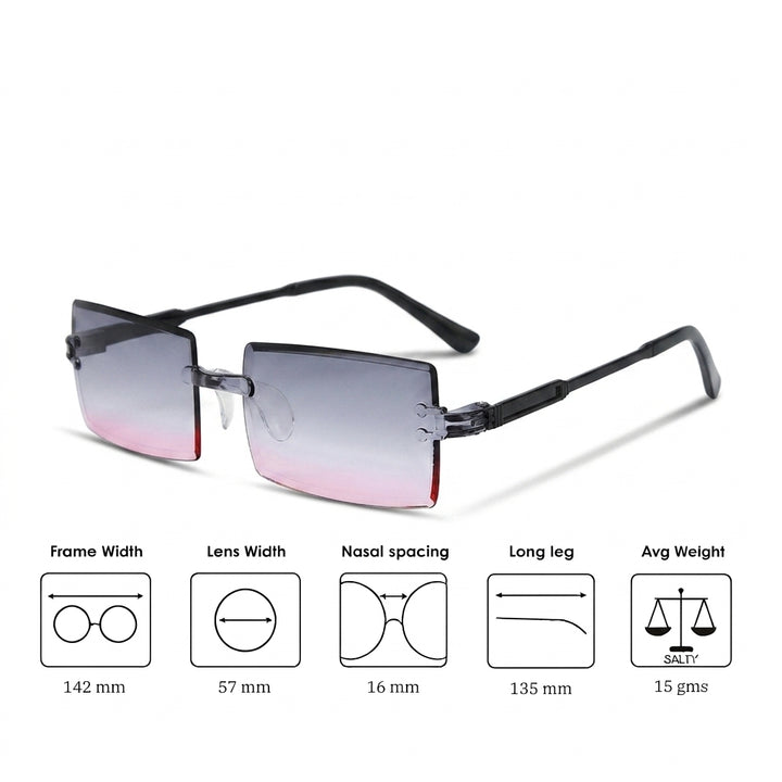 AeroBlock Square Shades - Purple