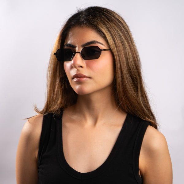 Stealth Hex Edge Shades – Black