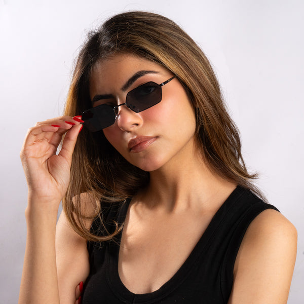 Stealth Hex Edge Shades – Black