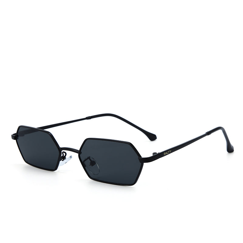 Stealth Hex Edge Shades – Black | Salty