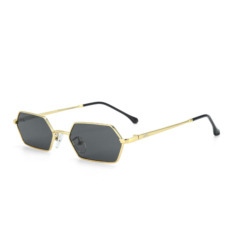 Goldline Hex Edge Shades – Black