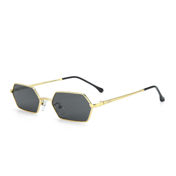 Goldline Hex Edge Shades – Black