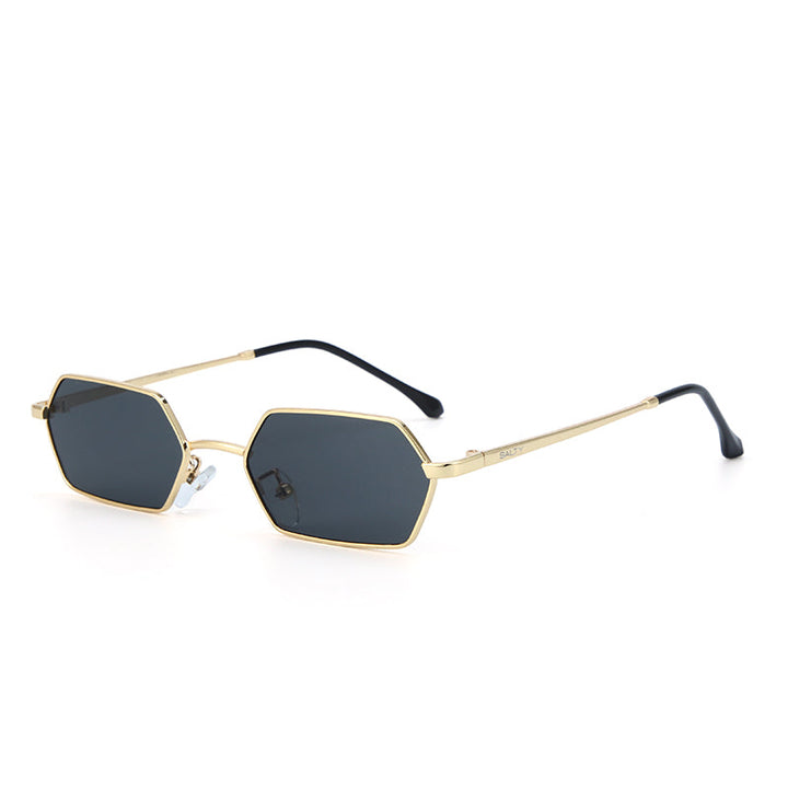 Goldline Hex Edge Shades – Black | Salty