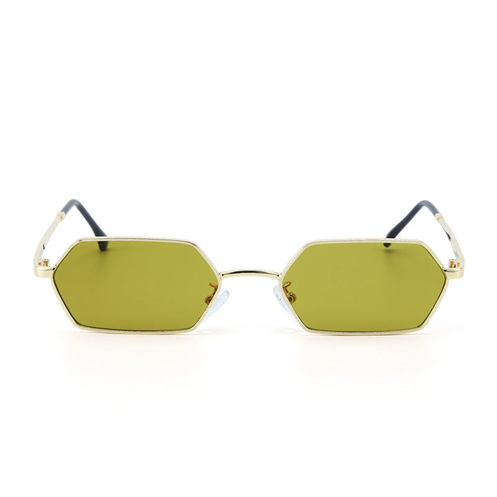 Amberline Hex Edge Shades – Gold | Salty