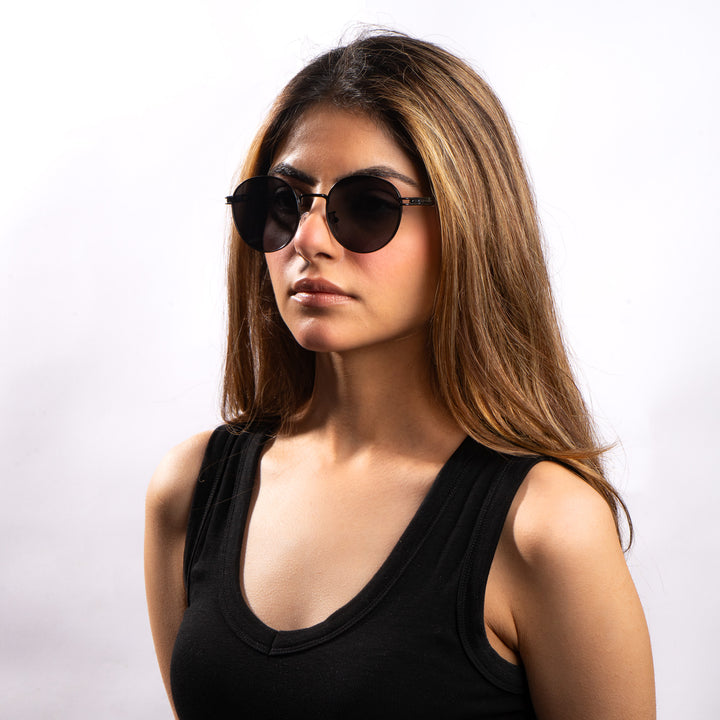 Classic Round Edge Shades – Black