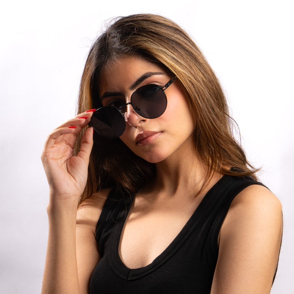 Classic Round Edge Shades – Black