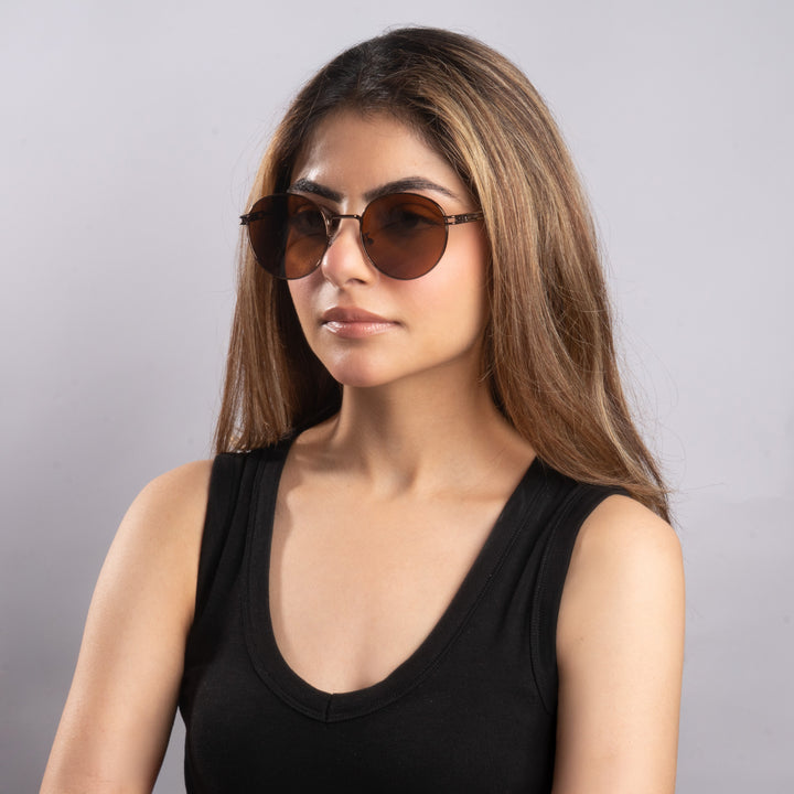 Classic Round Edge Shades – Brown | Salty