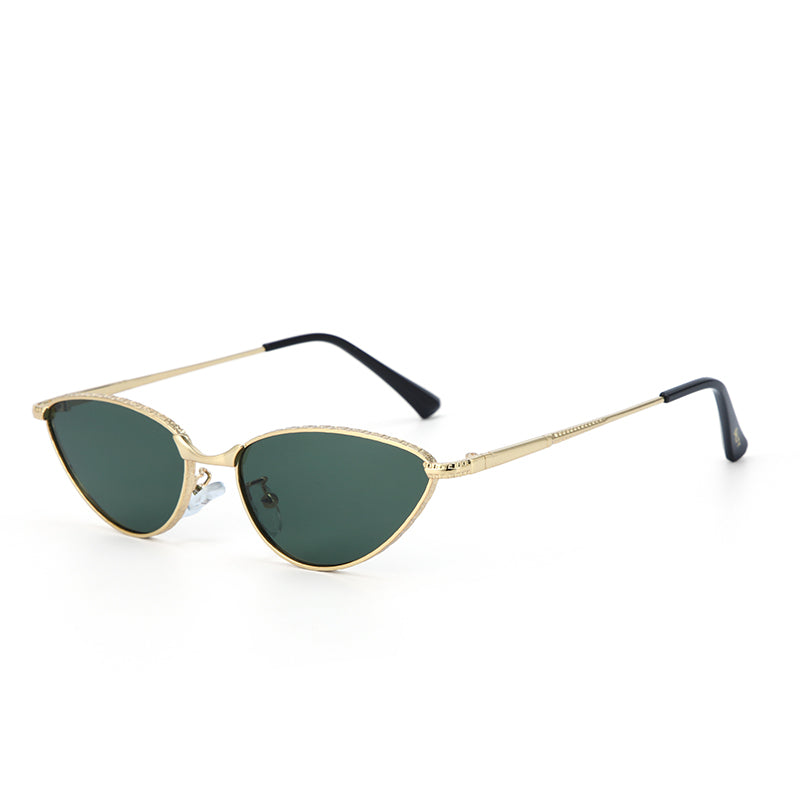 Heritage Clubmaster Shades – Green Gold | Salty