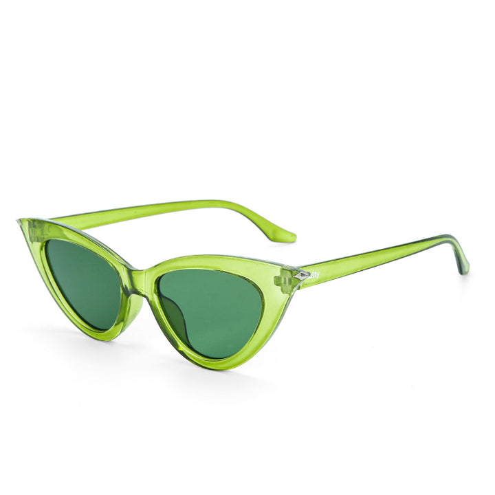 Lime Cat-Eye Shades – Green