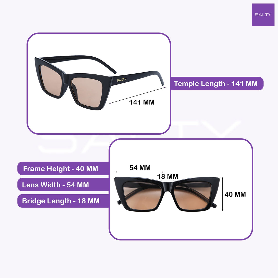 Nude Edge Cat-Eye Shades – Beige | Salty