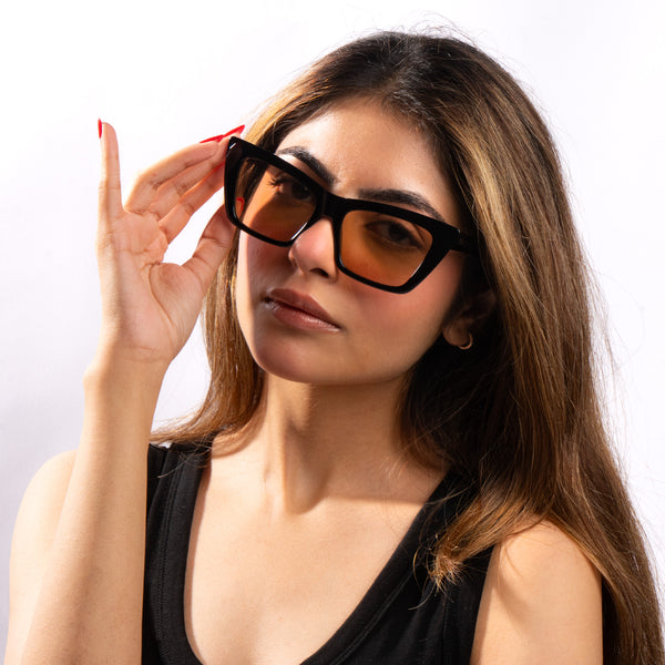 Nude Edge Cat-Eye Shades – Beige