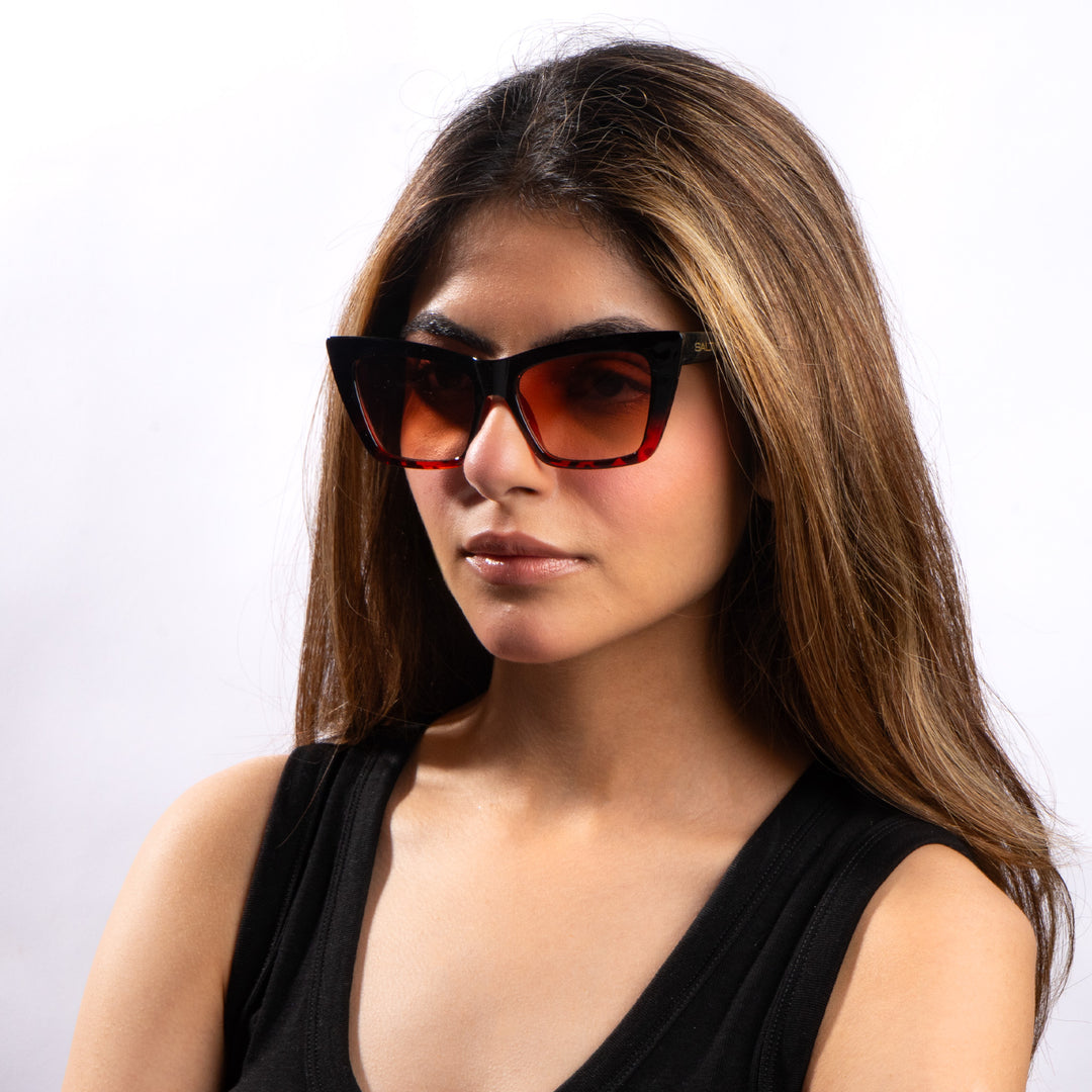 Flame Cat-Eye Shades – Orange Fade