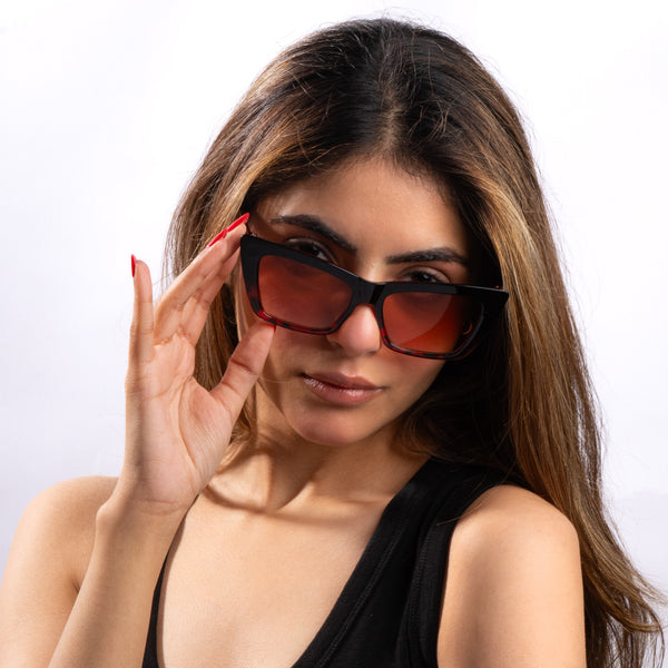 Flame Cat-Eye Shades – Orange Fade