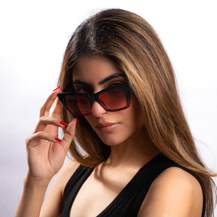 Flame Cat-Eye Shades – Orange Fade