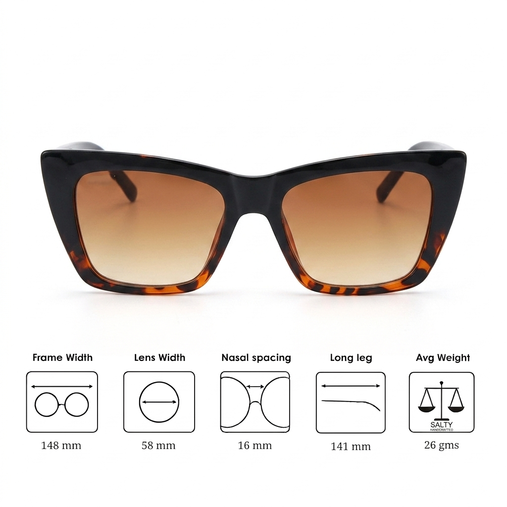 Flame Cat-Eye Shades – Orange Fade