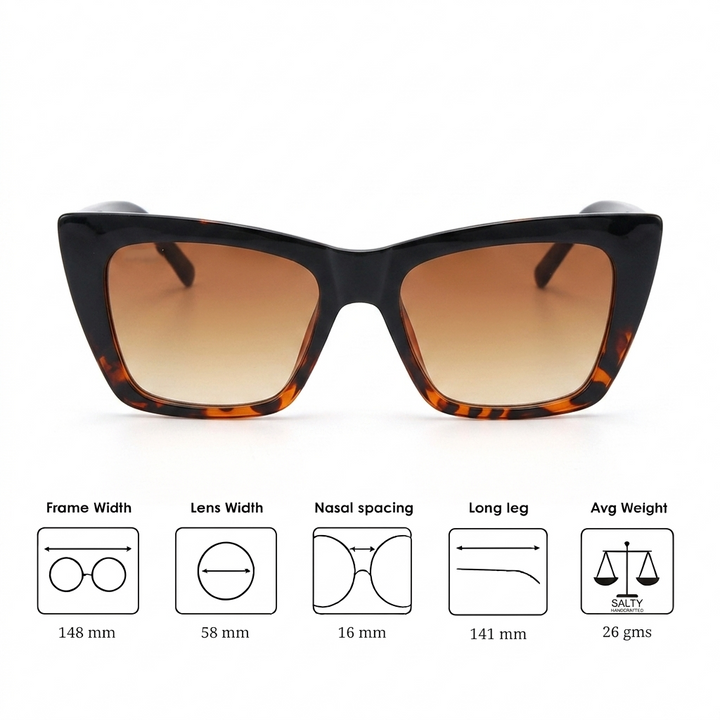 Flame Cat-Eye Shades – Orange Fade