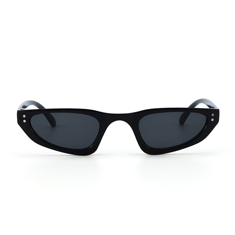 Retro Cat-Eye Shades – Nude Black | Salty