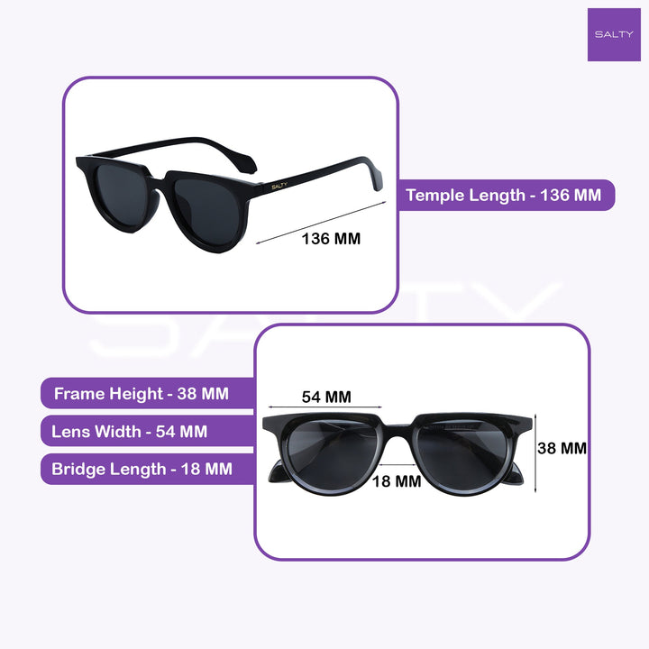 Essential Wayfarer Shades – Black | Salty