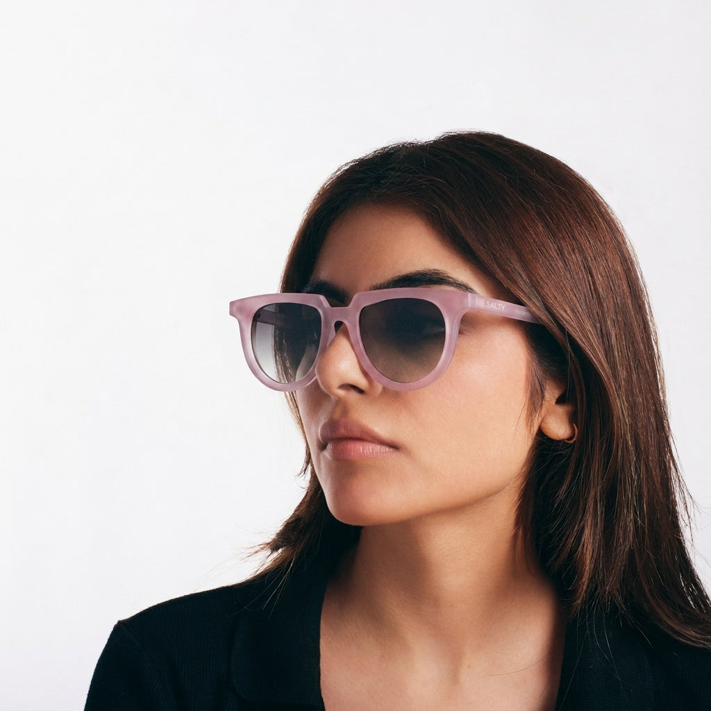 Blush Wayfarer Shades – Pink Fade | Salty