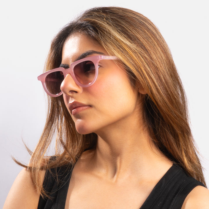 Blush Wayfarer Shades – Pink Fade