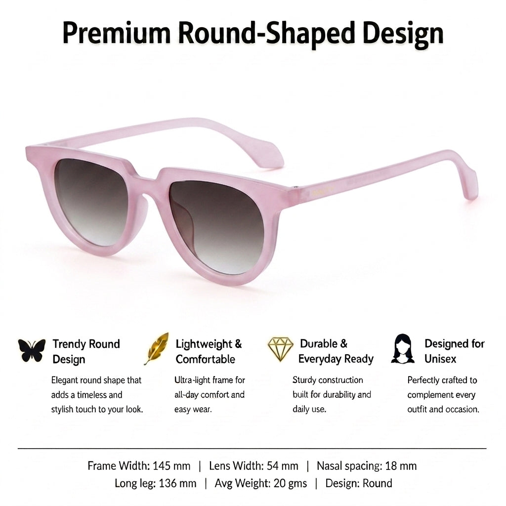 Blush Wayfarer Shades – Pink Fade