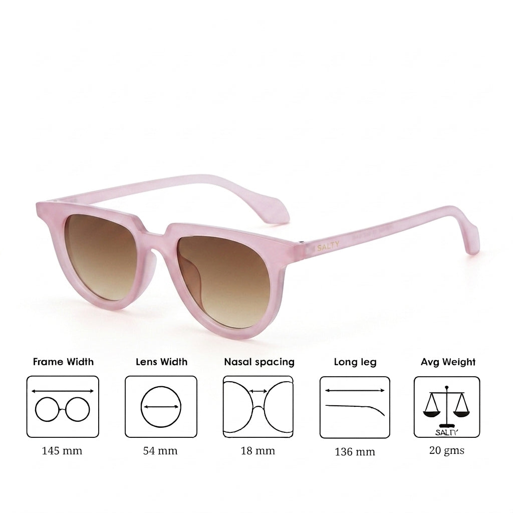 Blush Wayfarer Shades – Pink Fade