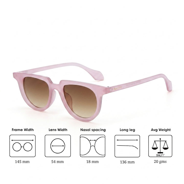 Blush Wayfarer Shades – Pink Fade