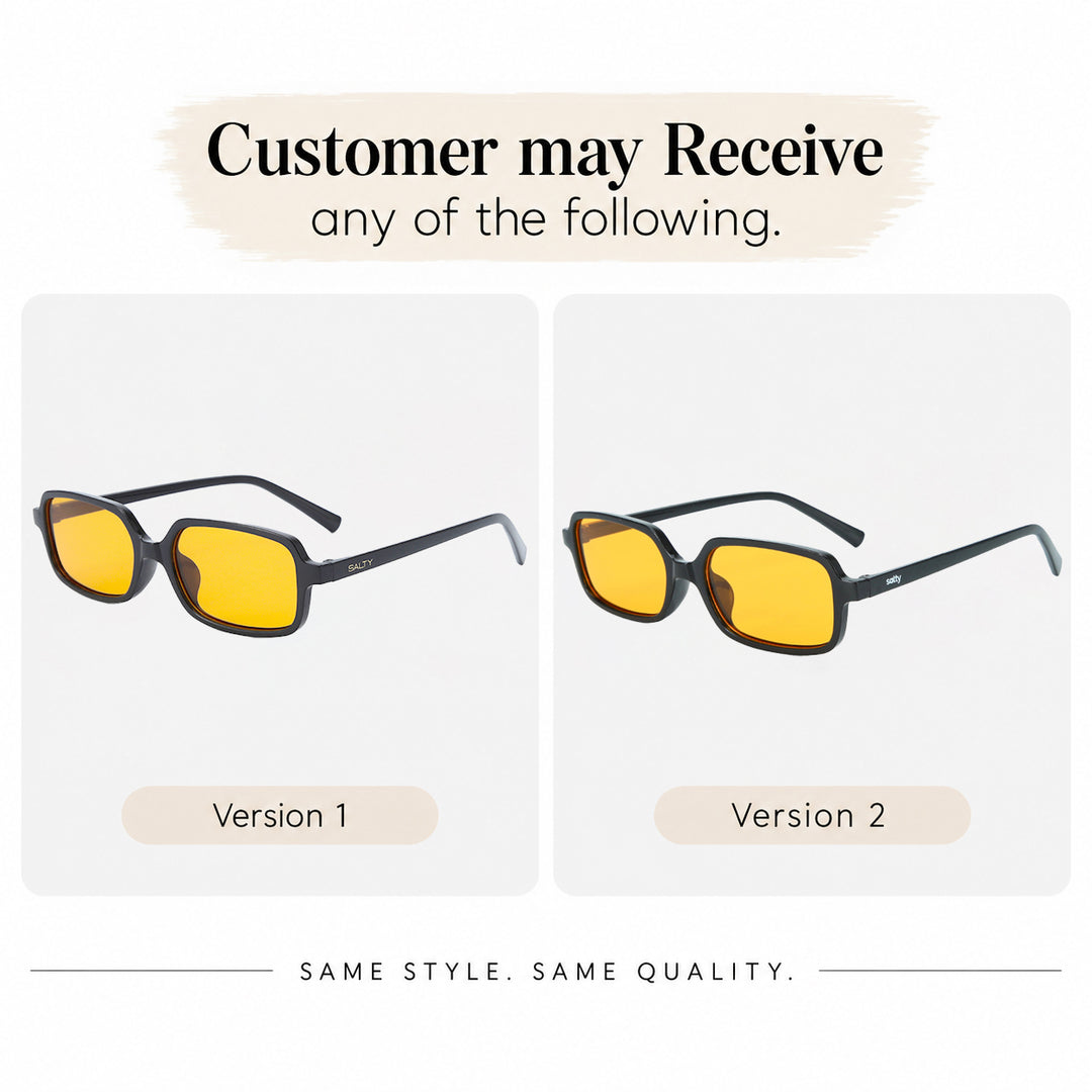 Amber Vision Square Shades – Orange