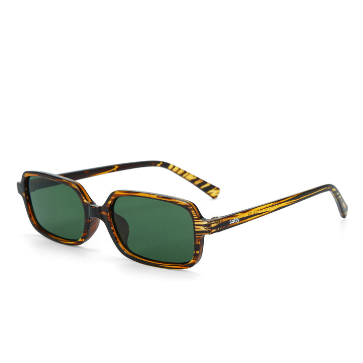 Tortoise Luxe Square Shades – Green