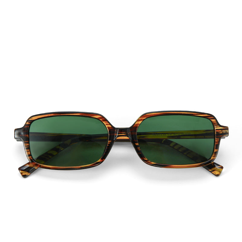 Tortoise Luxe Square Shades – Green