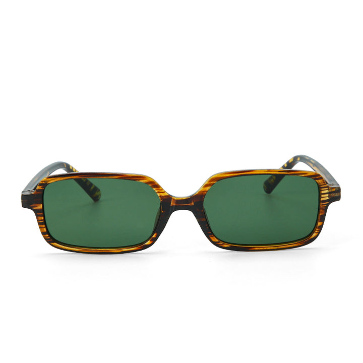 Tortoise Luxe Square Shades – Green