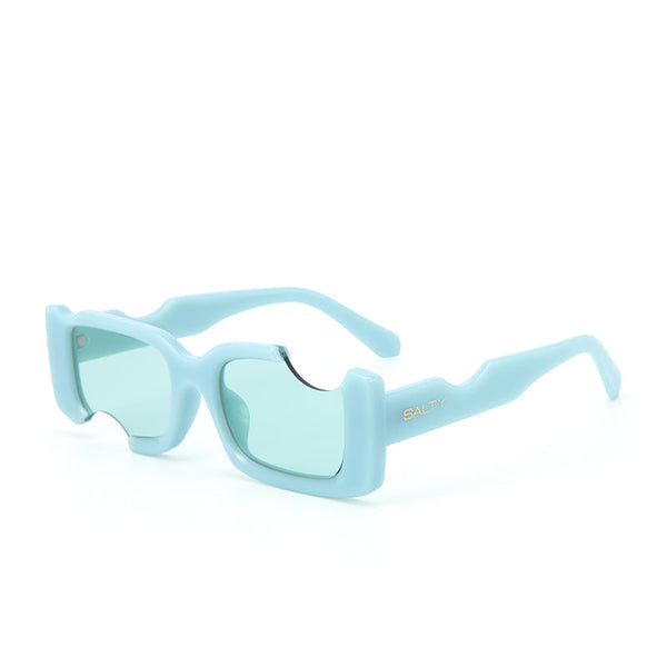 Frost Block Statement Shades – Blue