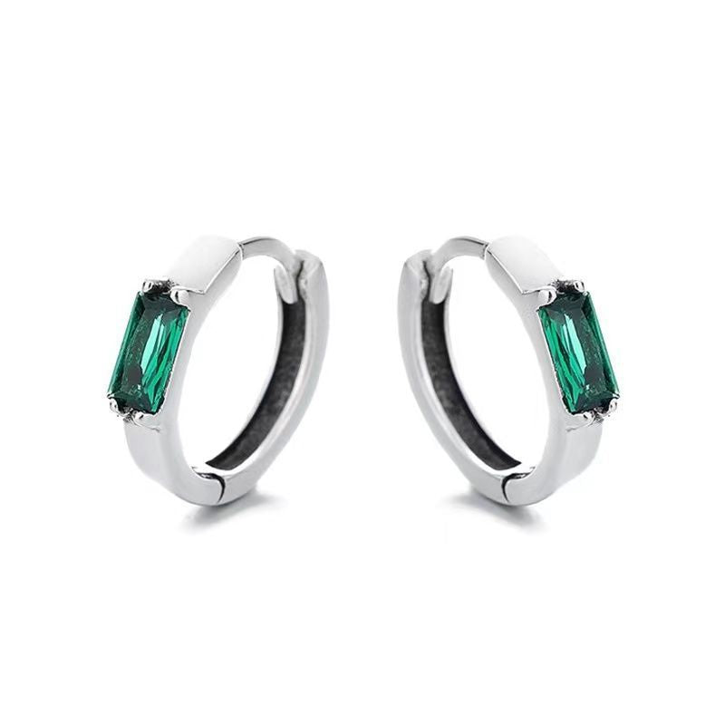 Classic Round Emerald Earrings | Salty