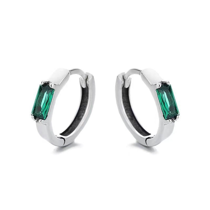 Classic Round Emerald Earrings | Salty