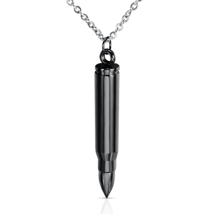 Men Classic Bullet Pendant - Black - Salty Accessories