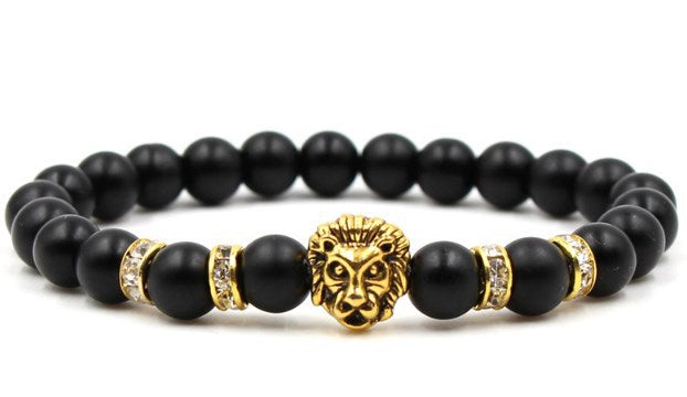 Lion Golden Beaded Band - Salty Accessories