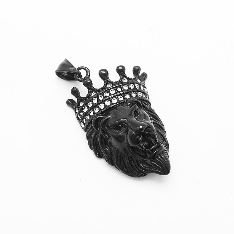 Leo Black King Pendant | Salty