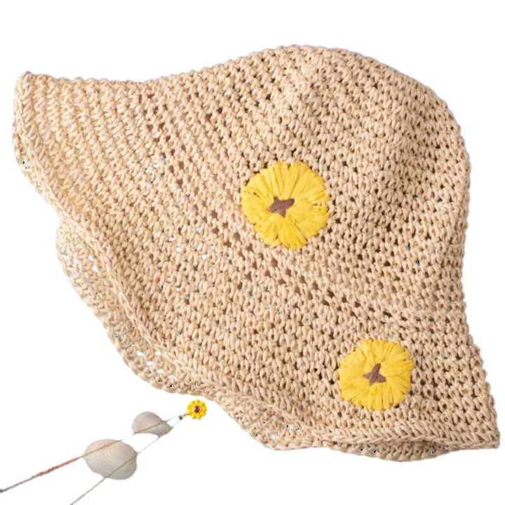 Daisy by the Shore Hat and Necklace Combo