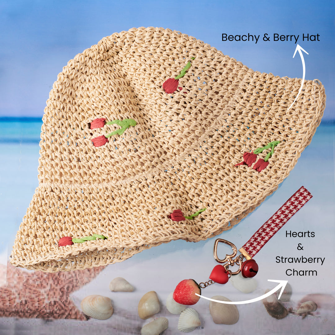 Cherry Lagoon Hat and Bagcharm Combo