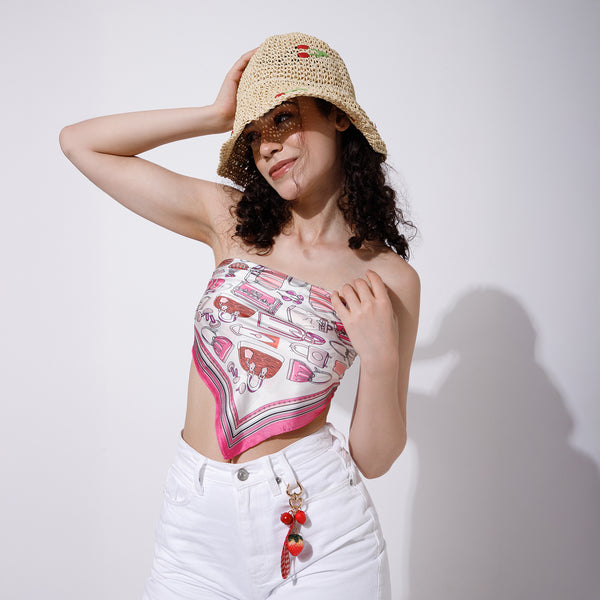 Cherry Lagoon Hat and Bagcharm Combo