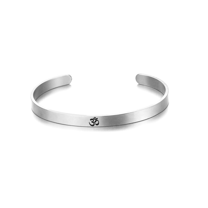 Sacred "OM" Silver Band - Salty Accessories