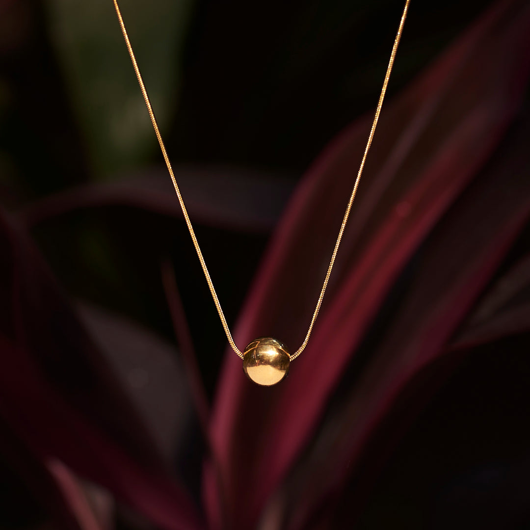 Dream Ball Golden Necklace