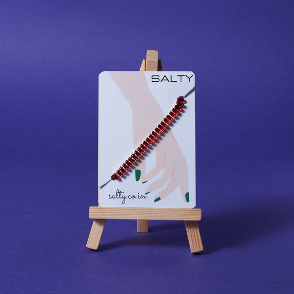 Hot Fusion Diamond Tennis Bracelet