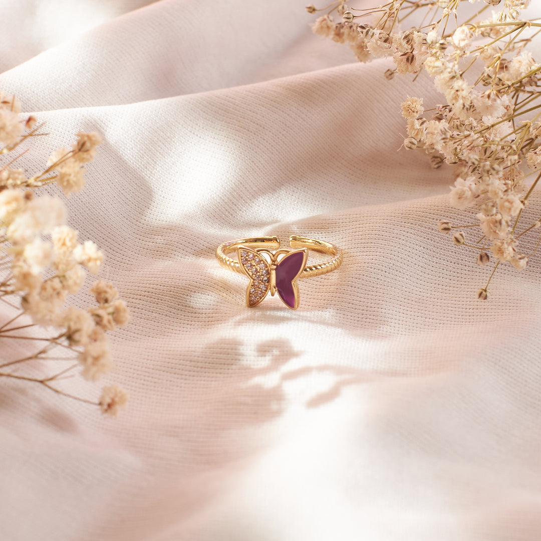 Lilac Fantasy Butterfly Ring