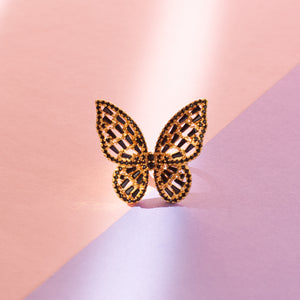 Serene Butterfly Bliss Ring