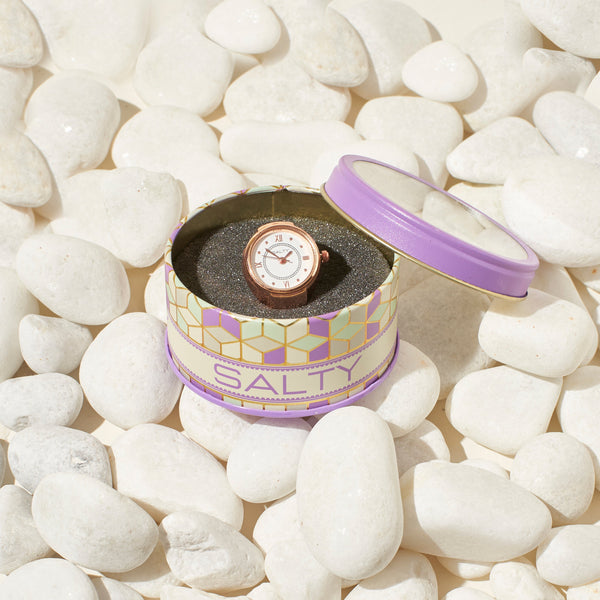 Girl Boss Salty Watch Ring - Rose Gold
